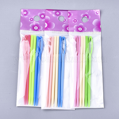 ABS Plastic Knitting Needles&nbsp;TOOL-T006-42-1