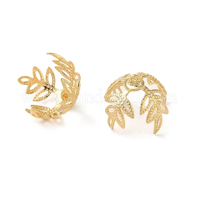 Brass Bead Caps&nbsp;KK-P259-03B-G-1