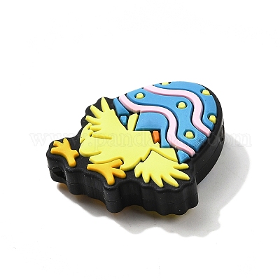 Easter Themed Silicone Focal Beads&nbsp;SIL-L006-A06-1