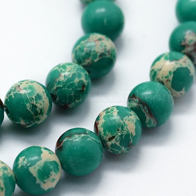 Synthetic Imperial Jasper Beads Strands&nbsp;G-I199-35-6mm-1