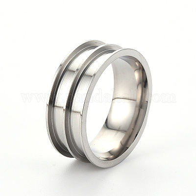 Wholesale Tarnish Resistant 201 Stainless Steel Ring Core Blank