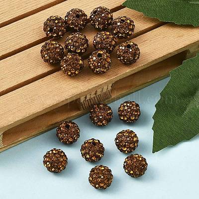 Pave Disco Ball Beads&nbsp;RB-H258-10MM-220-1