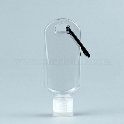 Plastic Keychain Bottles&nbsp;LS-AJEW-WH0105-91-1