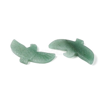 Eagle Shape Natural Green Aventurine Gemstone Pendants&nbsp;G-P563-05F-1