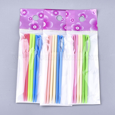 ABS Plastic Knitting Needles&nbsp;TOOL-T006-42-1
