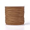 Round String Thread Polyester Thread, Chinese Knotting Cord, Dark Goldenrod, 0.8mm, about 109.36 yards(100m)/roll