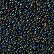 8/0 ガラスシードビーズ  アイリスラウンド  カラフル  3mm  穴：1mm  約10000個/ポンド&nbsp;SEED-A009-3mm-605-2