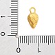 合金ペンダント  蓮  魚  チャーム  蓮  11x5.5x4.5mm  穴：1.8mm&nbsp;PALLOY-Q365-03G-02-3