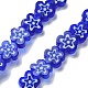 Handmade Millefiori Lampwork Beads Strands&nbsp;LAMP-F035-09D-1