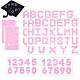アクリルステッカー  フラミンゴ  73x130x1.5mm&nbsp;STIC-GA0001-24A-1