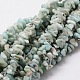 Natural Larimar Chip Bead Strands&nbsp;G-M298-13-1