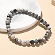 Natural Netstone Bead Stretch Bracelets&nbsp;BJEW-K212-A-021-1