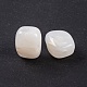 アクリルビーズ  イミテーション翡翠  長方形  貝殻色  13x11x8mm  穴：1.5mm&nbsp;X-OACR-H120-02M-2