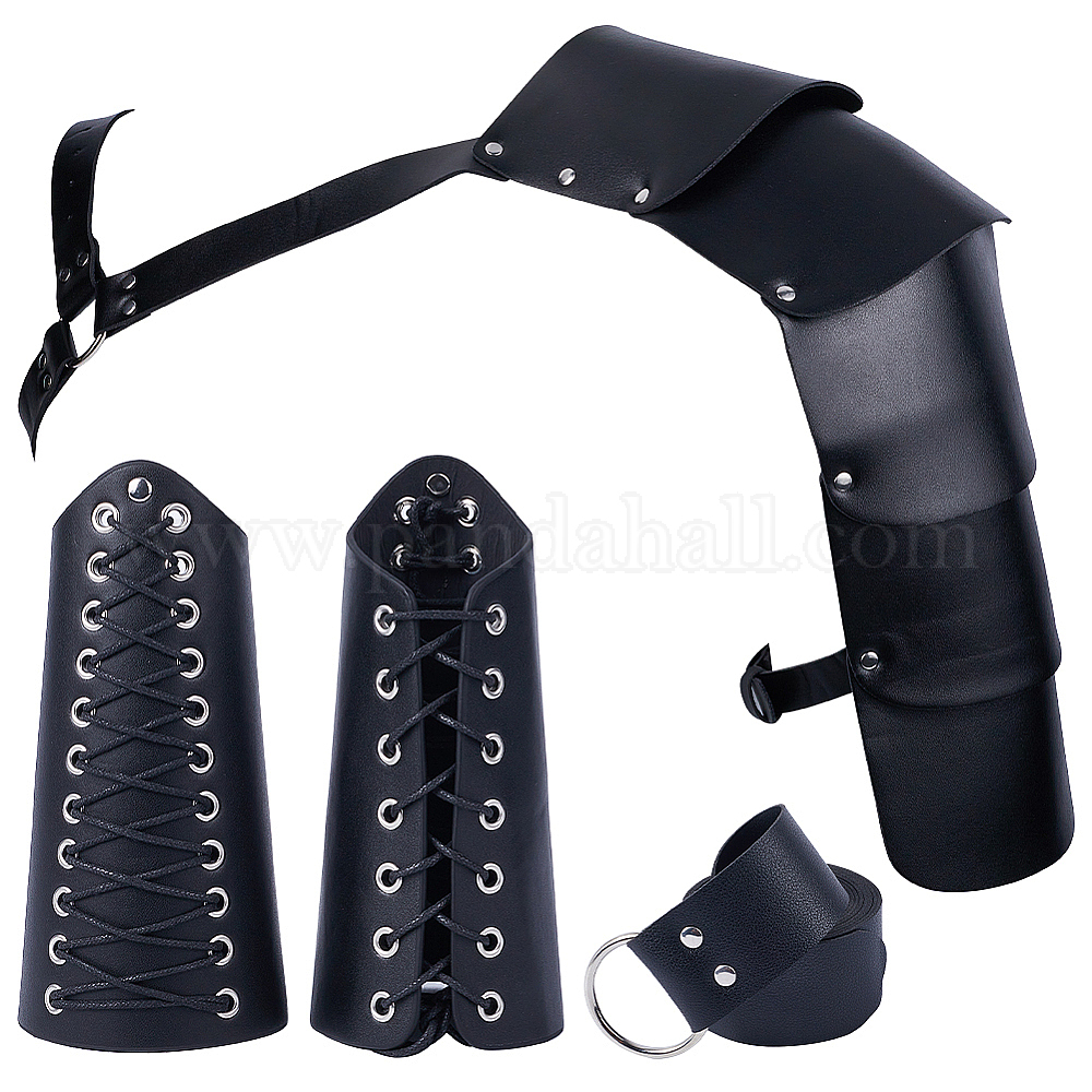 Leather Arm Guards With Adjustable Buckles main image 1