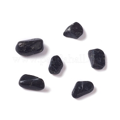 ナチュラルブラックトルマリンチップビーズ  穴なし/ドリルなし  2~12x2~10x1~3mm  約11200個/1000g&nbsp;G-M364-16