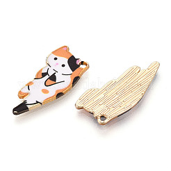 Alloy Enamel Pendants&nbsp;ENAM-N063-01B