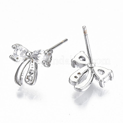 Brass Stud Earrings&nbsp;KK-T062-43P-NF