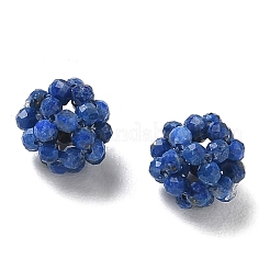 Natural Lapis Lazuli Woven Beads&nbsp;GG-CBA2E9C-F20-01