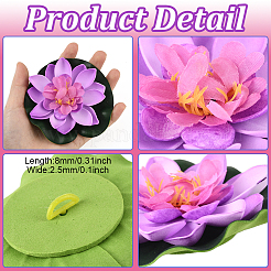 Artificial EVA Foam Lotus Leaf & Flower&nbsp;AJEW-SP0003-26E