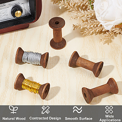 Wooden Empty Spools for Wire&nbsp;TOOL-WH0125-54A