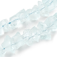 Glass Imitation Aquamarine  Beads Strands&nbsp;G-I283-F29