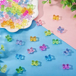 70G 7 Colors Transparent Acrylic Beads&nbsp;TACR-TA0001-80