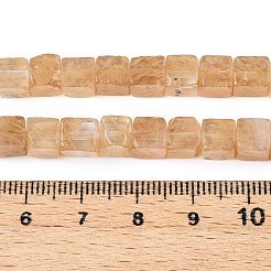 Watermelon Stone Glass Beads Strands&nbsp;G-T139-6x6-06A