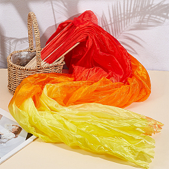 2Pcs 2 Style Bamboo Belly Dance Fans with Polyester Long Veil&nbsp;AJEW-GO0001-36