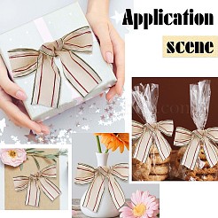 Polyester Stripe Pattern Ribbons&nbsp;OCOR-WH0060-43