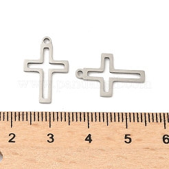 Hollow 201 Stainless Steel Laser Cut Pendants&nbsp;STAS-P428-11P