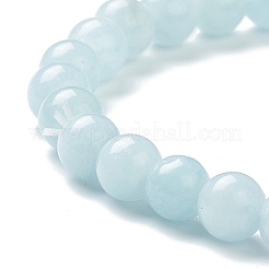Dyed Natural Jade Beaded Stretch Bracelets&nbsp;BJEW-A117-B-13