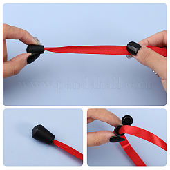 80Pcs 10 Colors Plastic Detachable Bell Stopper Cord Ends&nbsp;KY-CA0001-53