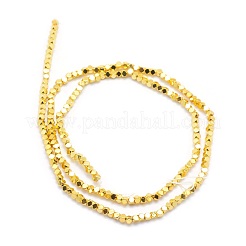 Electroplate Non-magnetic Synthetic Hematite Beads Strands&nbsp;G-L485-10C-G