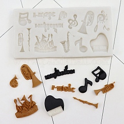 DIY Note Food Grade Silicone Molds&nbsp;DIY-TAC0016-06C
