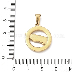 304 Stainless Steel Pendants&nbsp;STAS-A140-01C-G
