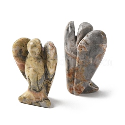 Natural Crazy Agate Carved Angle Figurines&nbsp;GG-CBA9C2C-A34
