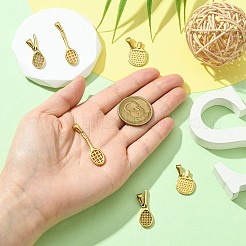 6Pcs 3 Styles Vacuum Plating 304 Stainless Steel Pendants&nbsp;STAS-CJ0002-46
