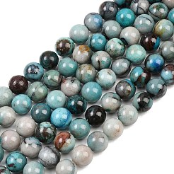 Natural Chrysocolla Beads Strands&nbsp;G-K405-B01-12mm
