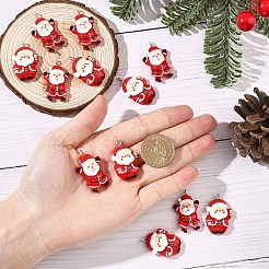 12Pcs 2 Styles Opaque Resin Pendants&nbsp;CRES-YW0002-76