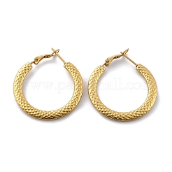 201 Stainless Steel Hoop Earrings&nbsp;EJEW-P304-10G