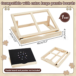 Wooden Desktop Book Stands with Adjustable Angles&nbsp;AJEW-WH0270-399