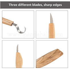 Stainless Steel Woodcarving Cutter&nbsp;TOOL-WH0118-20