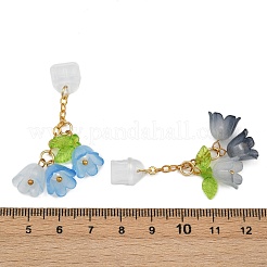 10 個のプラスチックモバイル防塵プラグ  アクリルペンダント  ミックスカラー  4.9cm  10個/セット&nbsp;PALLOY-OC00033