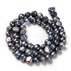 Natural Cultured Freshwater Pearl Beads Strands&nbsp;PEAR-L033-45G