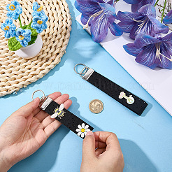2Pcs Felt Badge Holders Keychain Clasps&nbsp;FIND-CP0004-06B