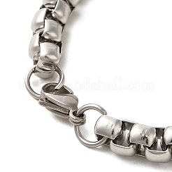202 Stainless Steel Box Chain Necklaces&nbsp;STAS-A100-18G