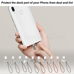 20Pcs 10 Style Alloy Mobile Straps&nbsp;HJEW-OC00118