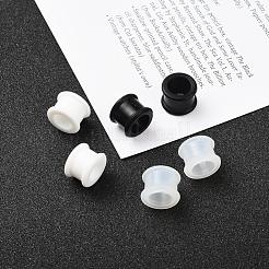 6Pcs 3 Colors Pulley Silicone Ear Gauges Flesh Tunnels Plugs&nbsp;FIND-YW0001-18D
