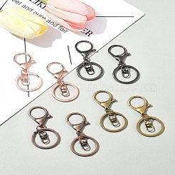 8Pcs 4 Colors Iron Alloy Lobster Claw Clasp Keychain&nbsp;KEYC-FS0001-06A