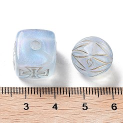 Transparent Acrylic Beads&nbsp;MACR-D033-04